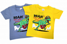 Динозавр футболка для мальчиков