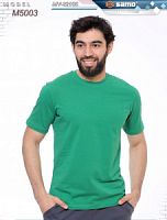 Т.зеленый однотонный футболка мужская